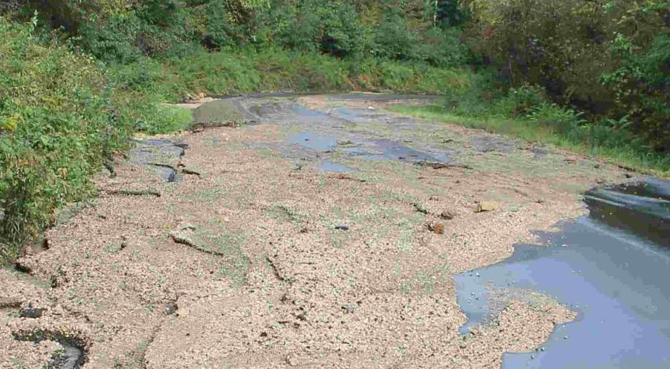 Co. XX covered in a mudslide